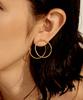 Novice Tokyo Double Nuance Circle Pierce / Gold
