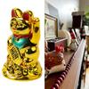 Lucky Waving Cat Lucky Cat Plastic Car High Quality