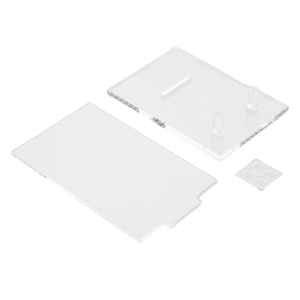 Acrylic Book Display Stand Holder Transparent Picture Frame Stand for Home Office Desktop