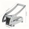 1pc Manual Stainless Steel Vegetable Slicer -430 Level Square Blade Potato Cucumber Slicer, Multifunctional Kitchen Tool