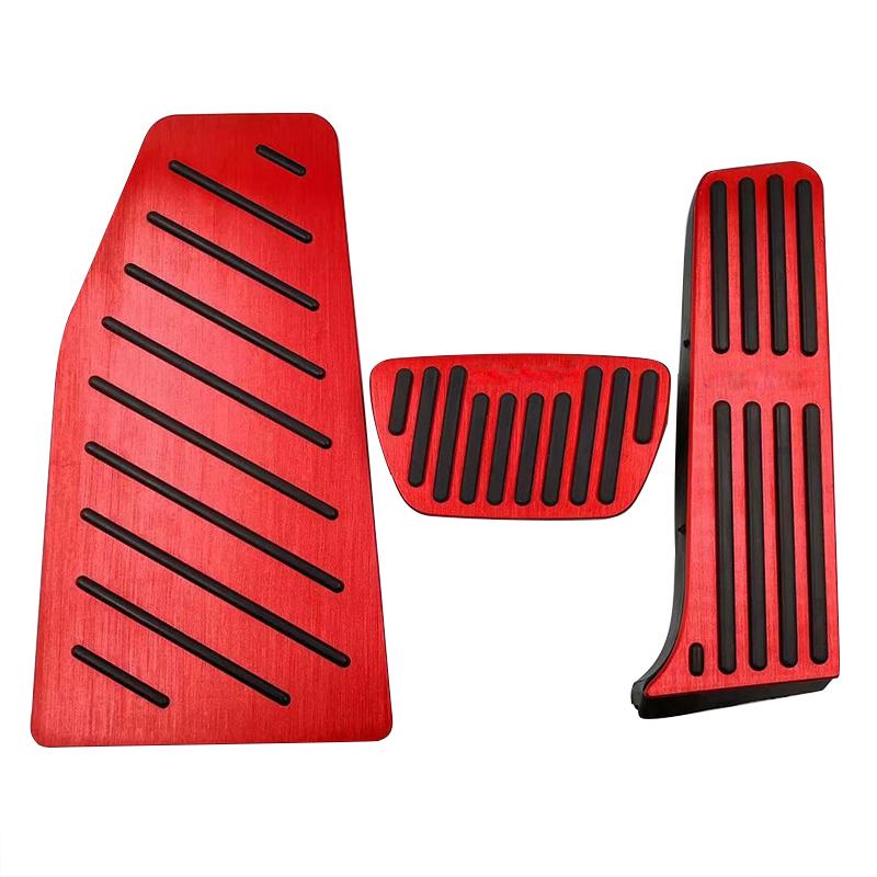 Aluminum Car Foot Rest Pedal Cover Fuel Accelerator Brake Pedals Pad For Toyota Harrier Venza XU80 2020-2022 2023 2024 Hybrid