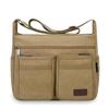 Borsa a tracolla da uomo in tela Vintage Resistente all'acqua Borsa a tracolla Cartella Borsa a spalla imbottita Borsa a mano