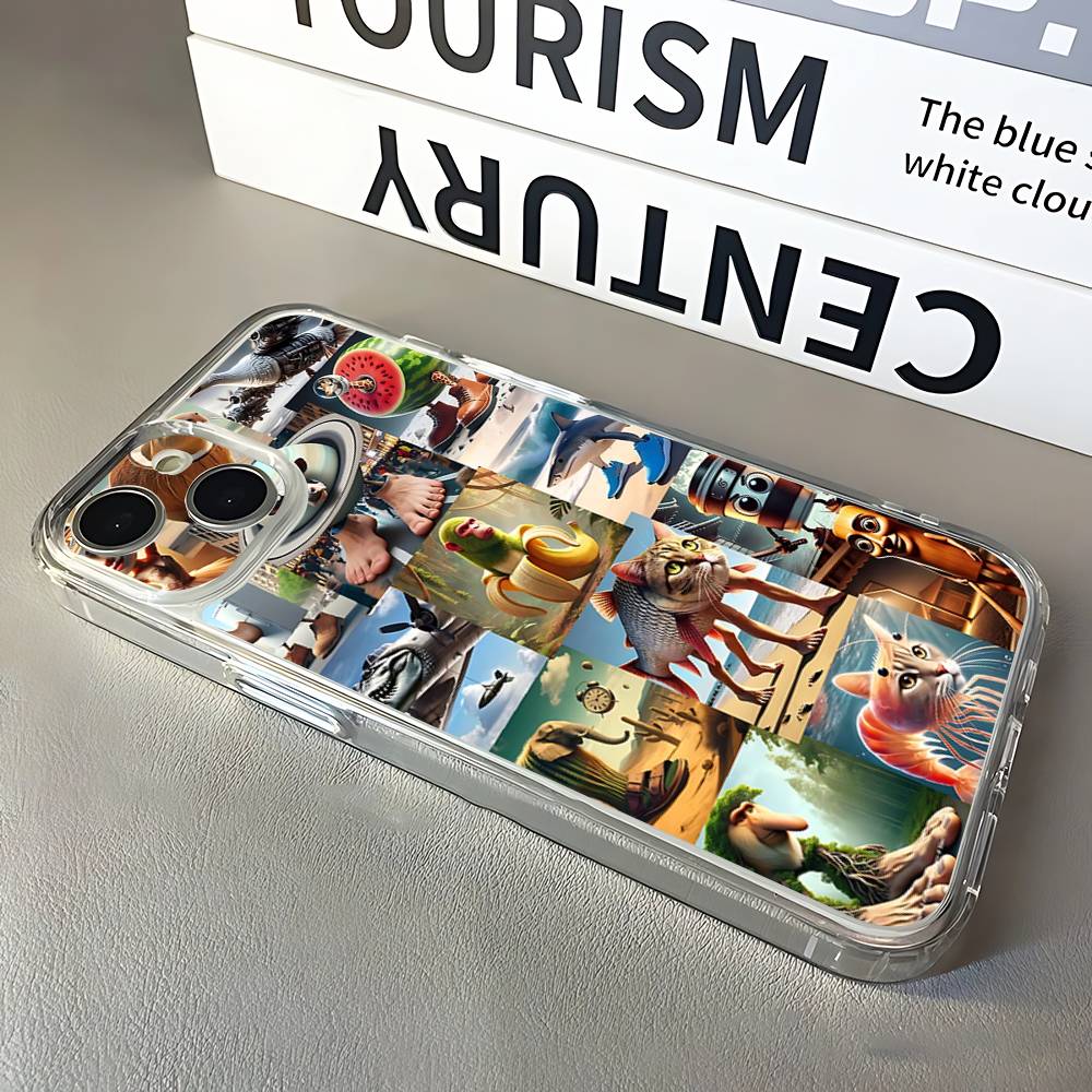 

Tung Sahur Tralalero Tralala Phone Case For iPhone 17,16,15,14,13,12,11 Pro,Max,Plus,X,XS,XR,SE4,E Mini Transparent Soft Cover iPhone15plus
