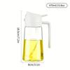 2in1 Oil Sprayer Glass Bottle for Cooking  Anti-leakage Olive Oil Storage Bottle for BBQ Air Fryer Salad Steak Kitchen Supplies