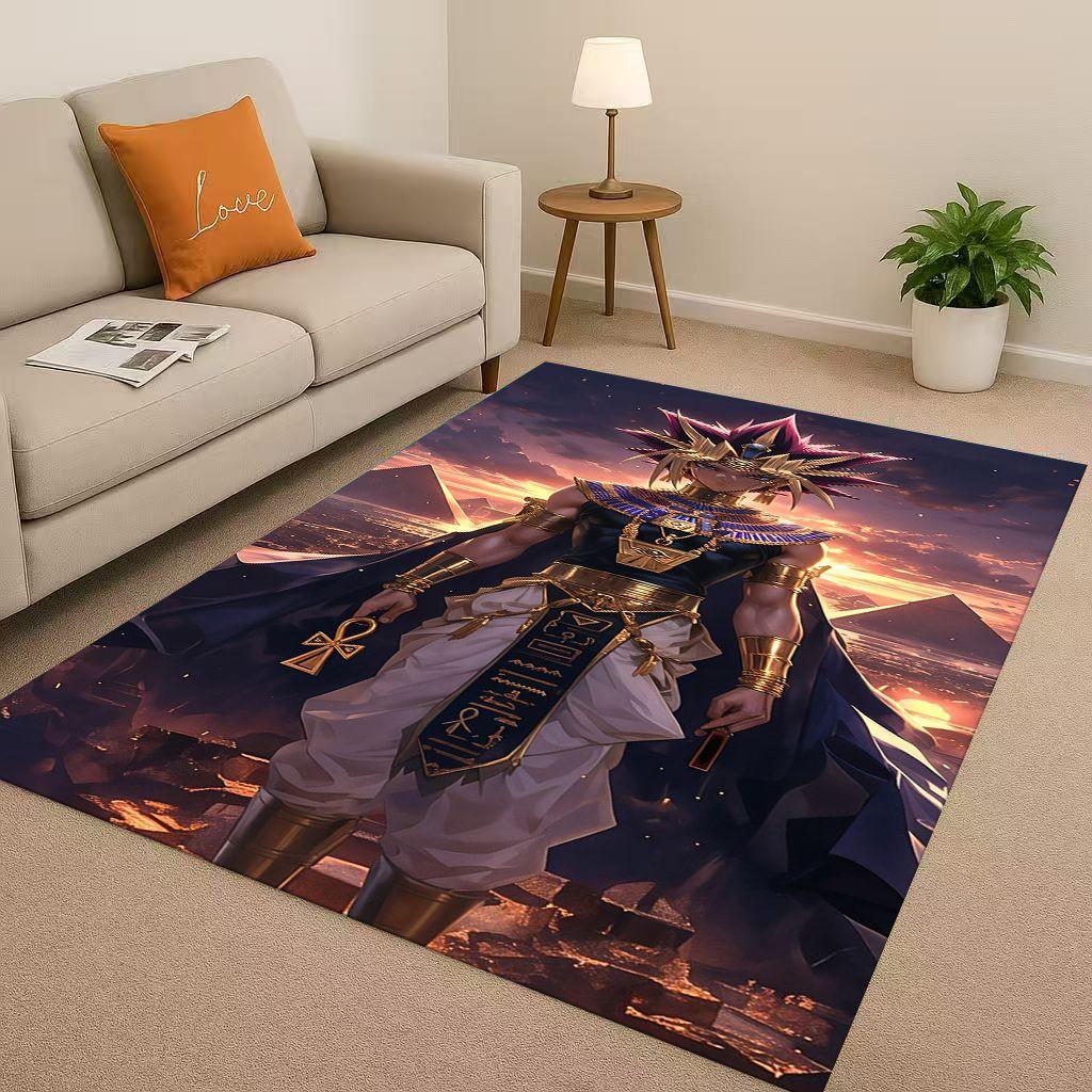 Slifer The Sky Dragon Yu-Gi-Oh MONSTER Cartoon Living Room Non-Slip Area Rug Carpet for Bedroom Sofa,Easy Clean Home Doormat