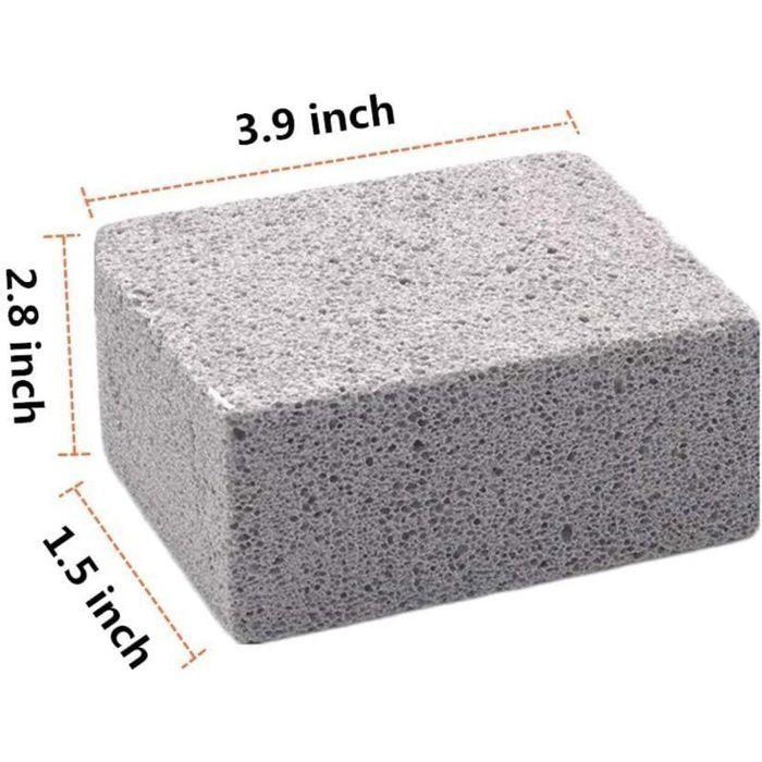 Bloc de pierre ponce - Lot de 4 - Écologique - Réutilisable - Nettoyage anti-graisse