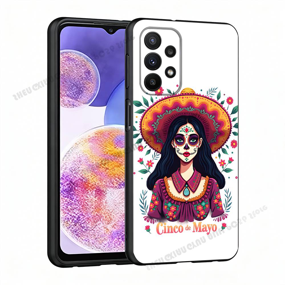 

Funny Cinco de Mayo Fiesta Silicone Protect Case For Samsung A21 31 51 53 20 22 30 32 42 50 70 Cover Samsung A13 5G