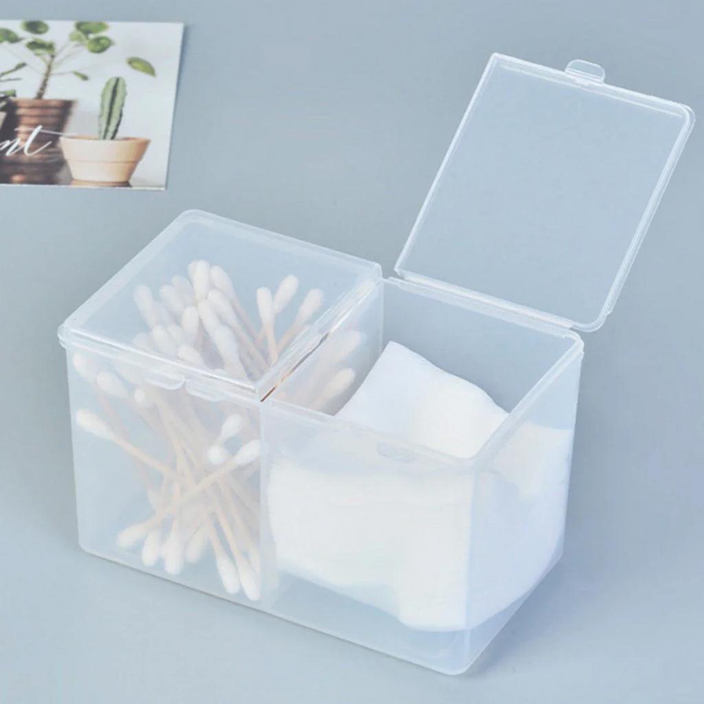 1ks - Přenosný úložný box na doplňky na nehty, ubrousky, vatové tamponky, tyčinky, pouzdro, organizér na nástroje na nehtové umění