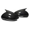 For Genesis G70 2017- Car Sticker Rearview Side Mirror Cover Wing Cap Exterior Door Rear View Case Trim Carbon Fiber Look