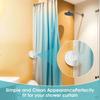 White Shower Curtain Clips Waterproof Curtain Fasteners Reusable Curtain Clips  Home Shower
