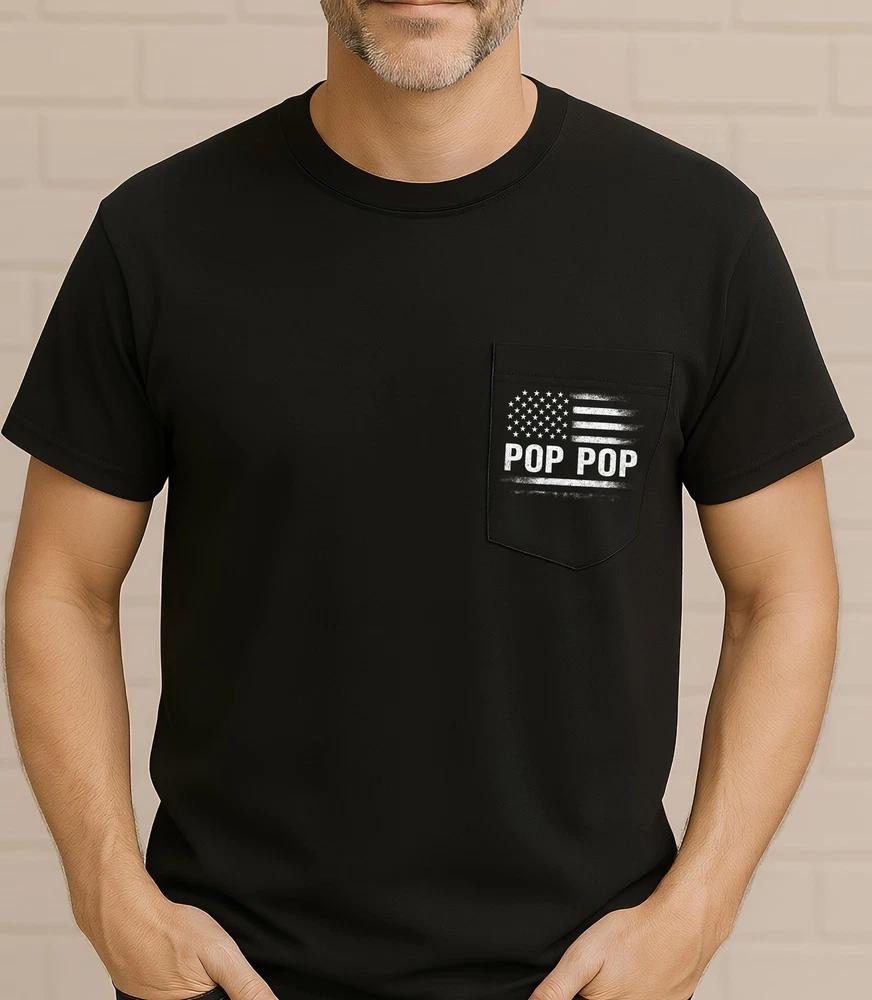 Pop Pop Shirt New Pop Pop Gift Pocket Pop Pop Shirt USA Pop Pop Shirt Pop S