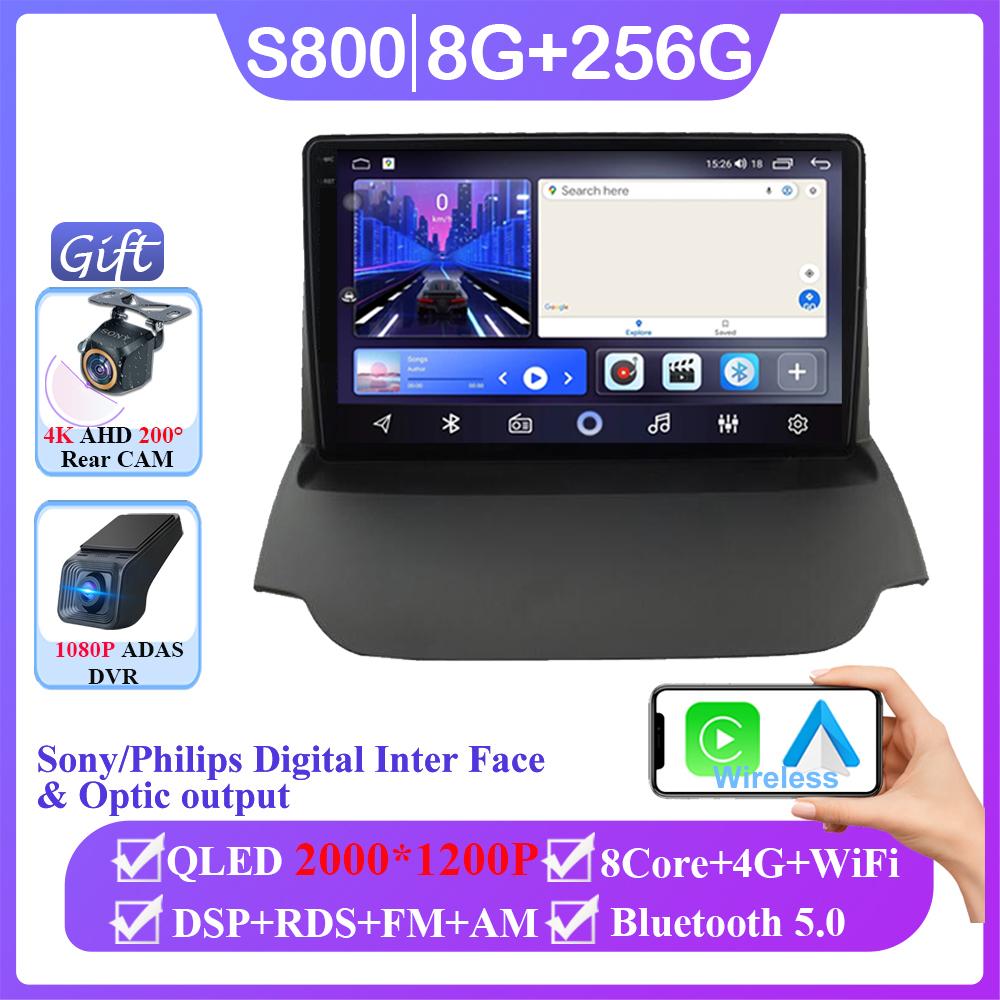 Android 14 Car Radio For Ford Ecosport 2013-2017 Auto Carplay GPS 4G WIFI Navigation Multimedia Video Player Stereo No 2din DVD