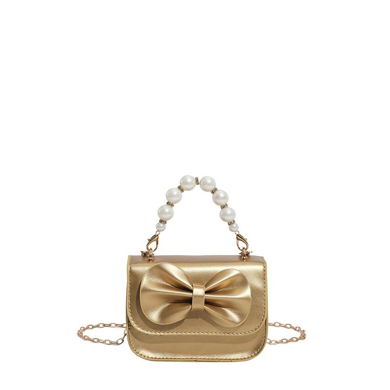 New sweet bow shoulder messenger bag fashion bag women's bag chain change bag