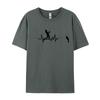 Fishing Heartbeat Cool TShirt Casual Tops Shirts Printed T Shirts Oversized Tshirts Graphic T Shirts