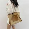 Woven Large Capacity Fashion Version Handbag New All-in-one Leisure Foreign Shoulder Tote Bag For Women Travel Beach Bag KTY