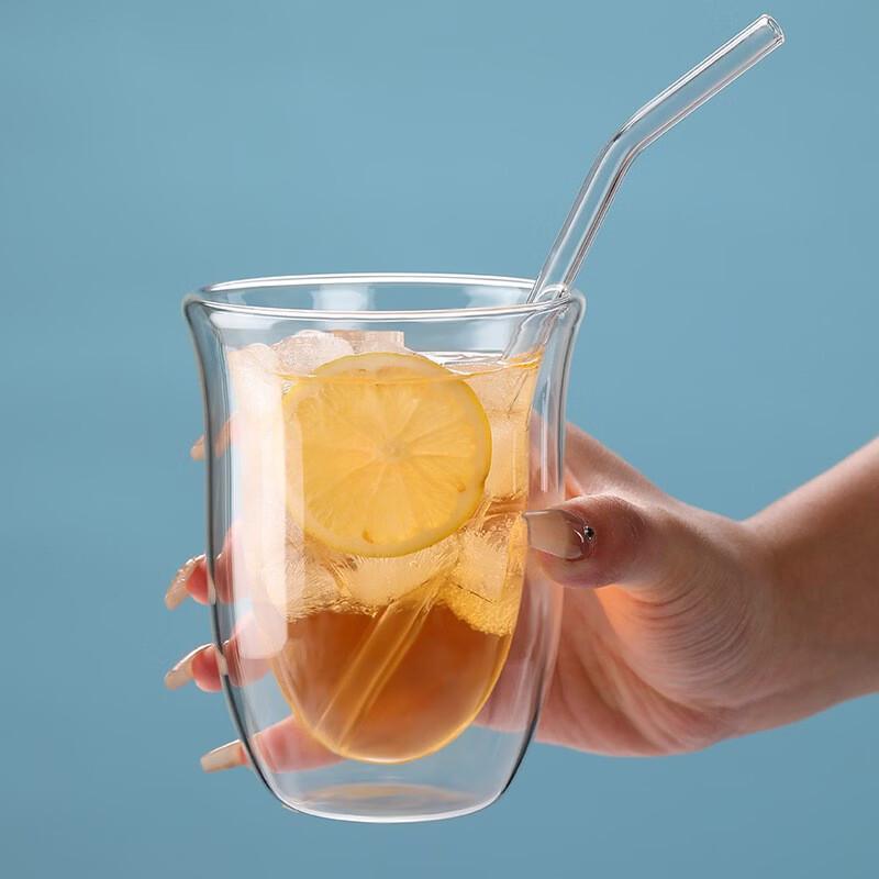 Shangqi 300ml Handleless Borosilicate Glass Cups