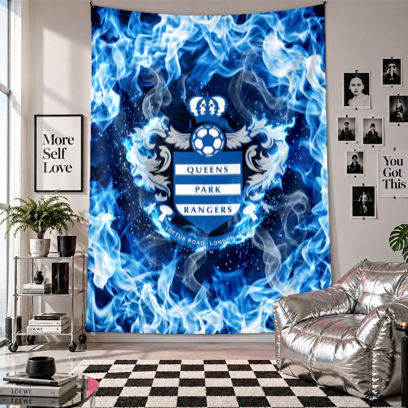 Queens Park Rangers Football Wall Tapestry Home Decor Wall Hanging Cloth for Bedroom Living Room Background