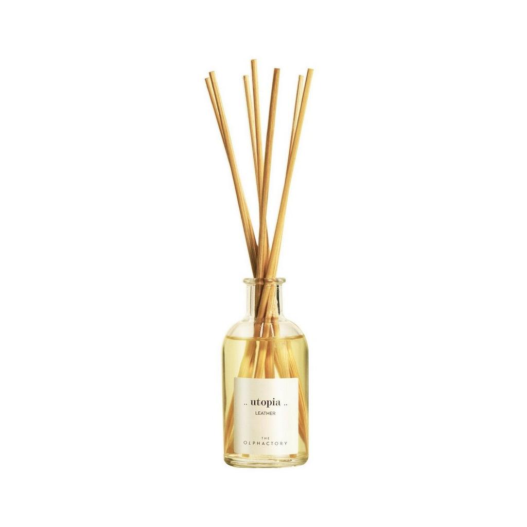 The Olphactory, Utopia Leather, Fragrance Sticks, Aroma Reed Diffuser, 100 Ml