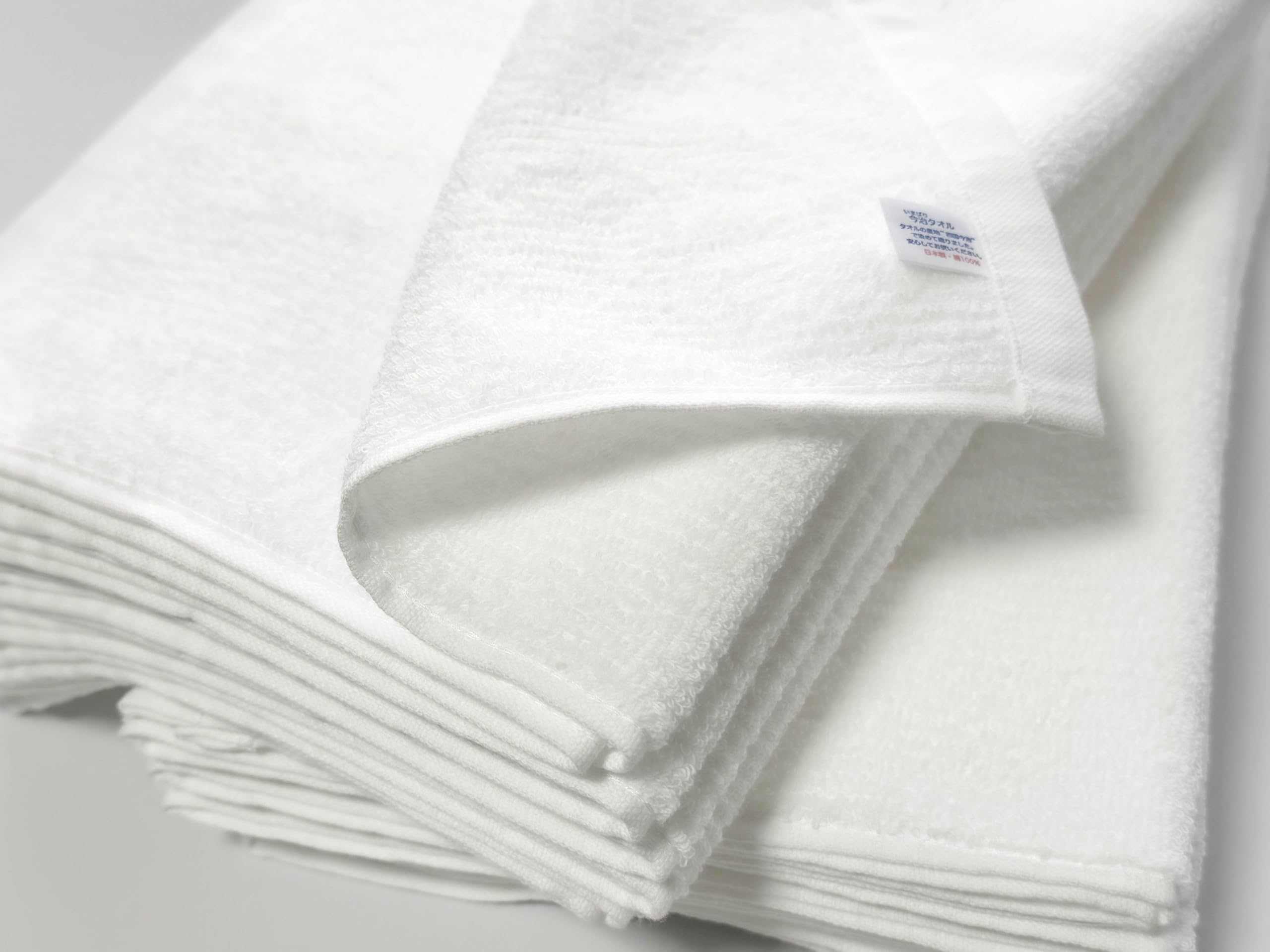 

Imabary reTOWEL One-Wash Organic Remnant Yarn Eco Towels, Set of 5 Face Towels
