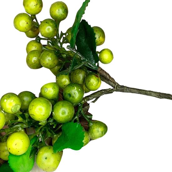 Artificial Flower High Simulation Texture No Maintenance Purple Blue Berries Branch Natural Look Fake Berries