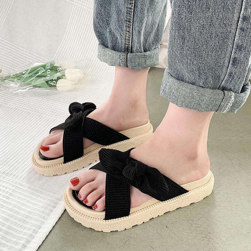 Cool slippers, new summer fairy breeze flat bottom, wear beach with skirt