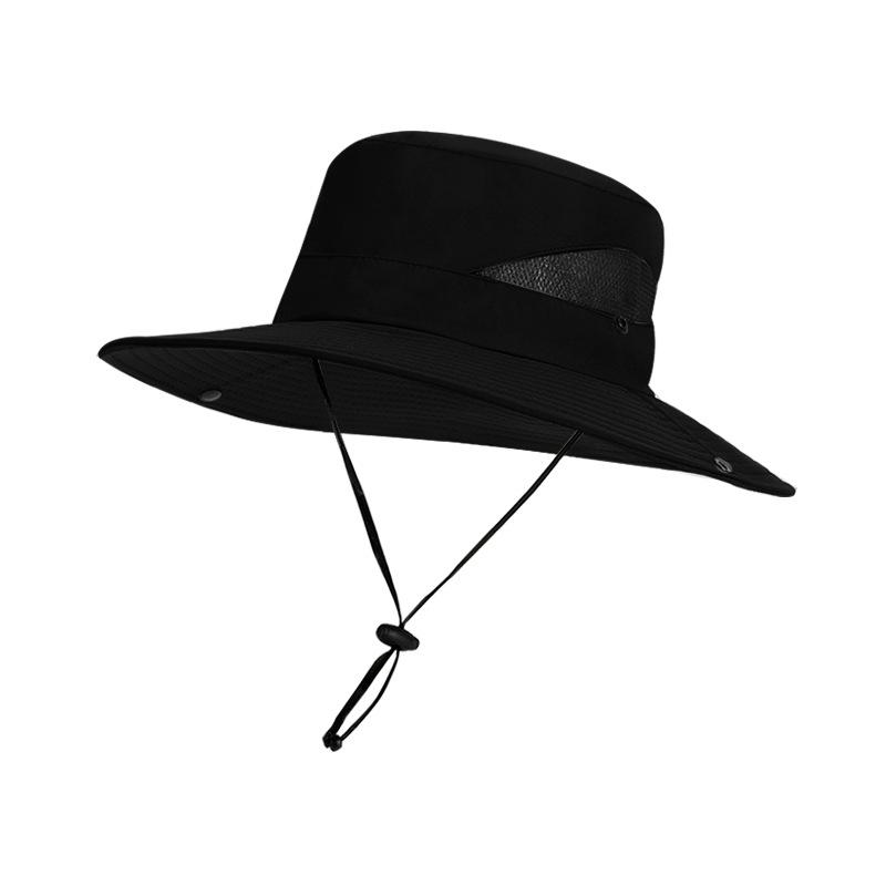 Outdoor outing mountaineering bucket hat spring and summer eaves sunscreen visor breathable versatile British sun hat children