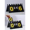 Tabletop Scoring Board Portable Tabletop Scoreboard Flipper MultiSports Score Flip Scoreboard Easy Flip Score Keeper