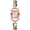 Watch FURLA CHAIN SQUARE Chain Square Pink Gold Dial Stainless Steel Quartz 25MM Watch Jewelry Accessory Accessories WW00026003L3 Brown