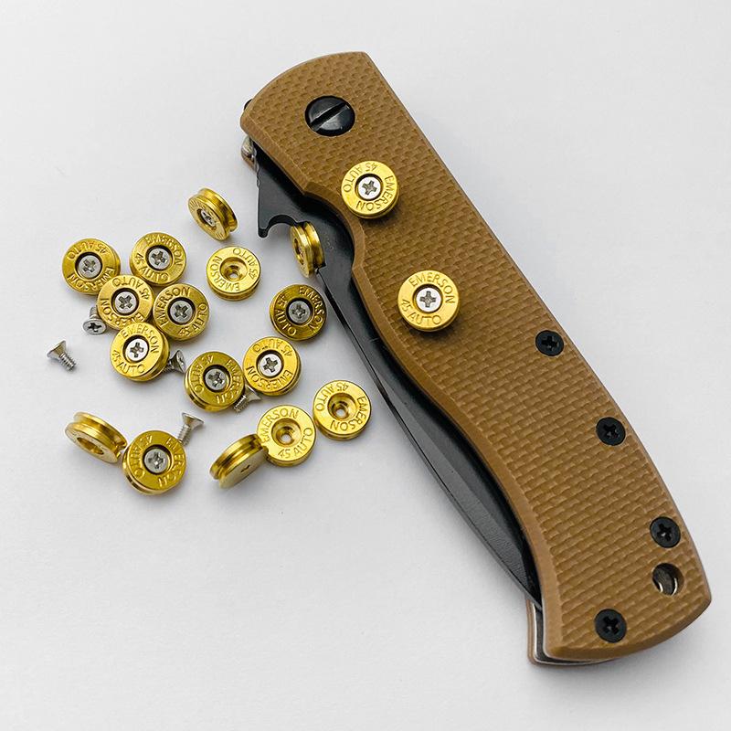 

Custom Emerso knives CQC & Commander Brass Thumb Button Screw 10pcs