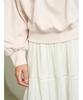 Snidel Tuck Sweatshirt SWCT251158 LPNK Free Size Off-the-Shoulder Women's