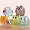 1PC Collectible Saving Box Reusable Coin Money Cash Transparent Money Box For Gift Kids Pig Figure Ornament Storage Bank