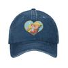Hey Arnold Helga Pataki Cartoon Denim Fabric Cap Casual Baseball Caps Adjustable Hat Summer Unisex Baseball Hats