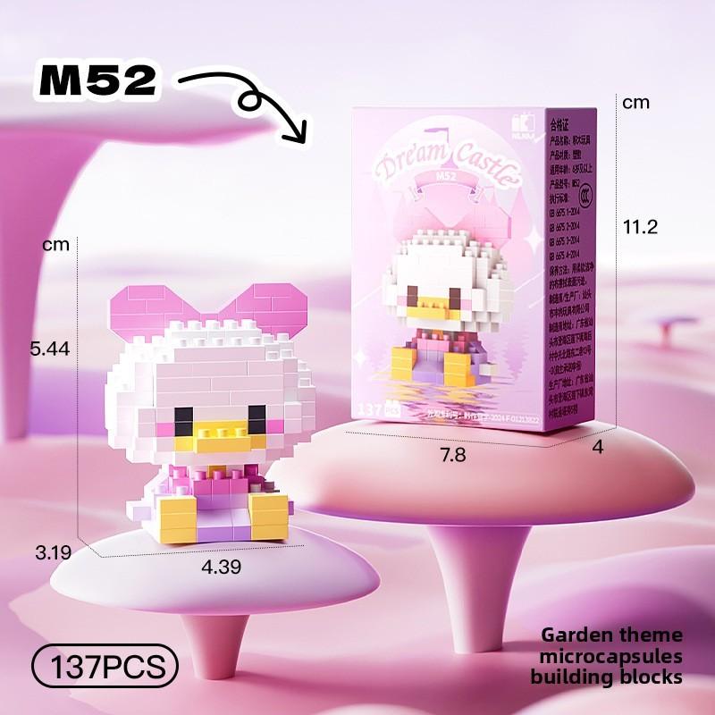 Melody Snow Lotso White Cartoon Micro Blocks Set For Children Toy Educational