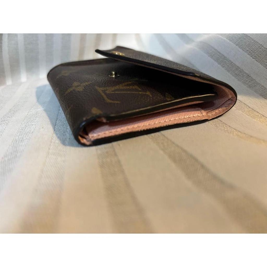 Used Louis Vuitton Portefeuille Victorine Fold Wallet Monogram Rose