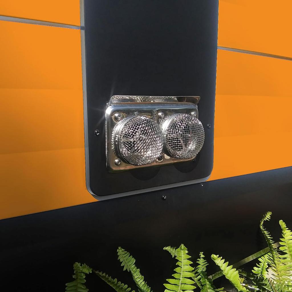 TONDA RV Furnace Vent Screen, Bug Screens Heater Vent Cover For Camper With Tallation Tool And Silicone Rubber, 2.8 X 1.3 Inch, 2 Pack