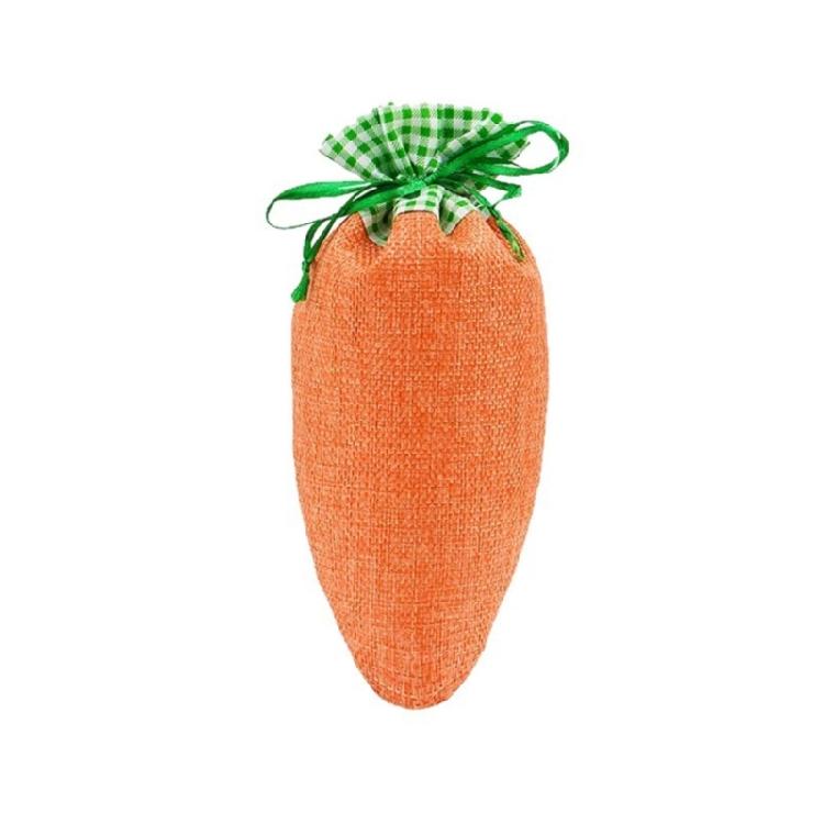 Pack Of 16 High Quality Drawstring Bags With Carrot Pattern Gift Wrapping Bag For Festival Decors And Practical Storage