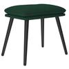Footstool Dark Green 45 X 29.5 X 35 Cm Fabric