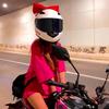 Süßer Schleifenknoten Elektrofahrzeug Dekoration Helm Schleifentuch Satinband Schleife Helm Dekoration Motorradhelm Zubehör