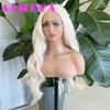 AIMEYA Blonde Wig Long Body Wave Lace Front Wig  Synthetic Lace Wig for Women Girl Heat Resistant Hair Cosplay Daily Use