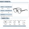 Women TR90 Round Frame Blue Light Blocking Prescription Glasses Photochromic Custom Eyeglasses Brand Design Optical