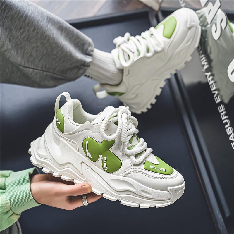 

Новая мужская мода Four Seasons, удобная спортивная обувь на толстой подошве, трендовые кроссовки для мальчиков и девочек с мягкой подошвой, дышащие повседневные кроссовки для бега