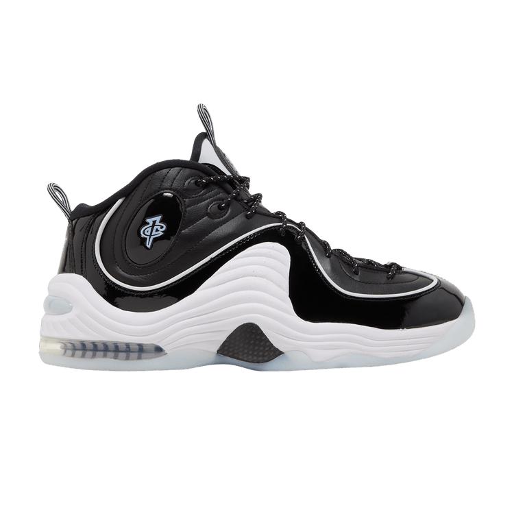 Nike Air Penny 2 Черный лакированный Футбольный серый 41