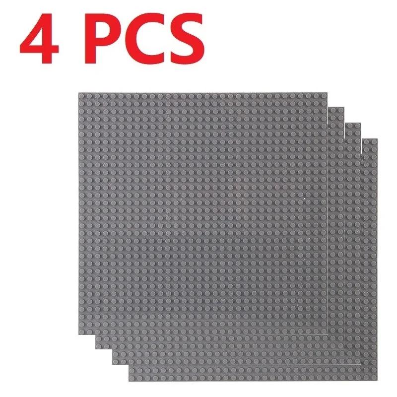 4Pcs BasePlates 32x32 16x32 Dots Classic Base Plates Blocks Plastic Building Bricks Assembly Compatible Brand Friends City MOC