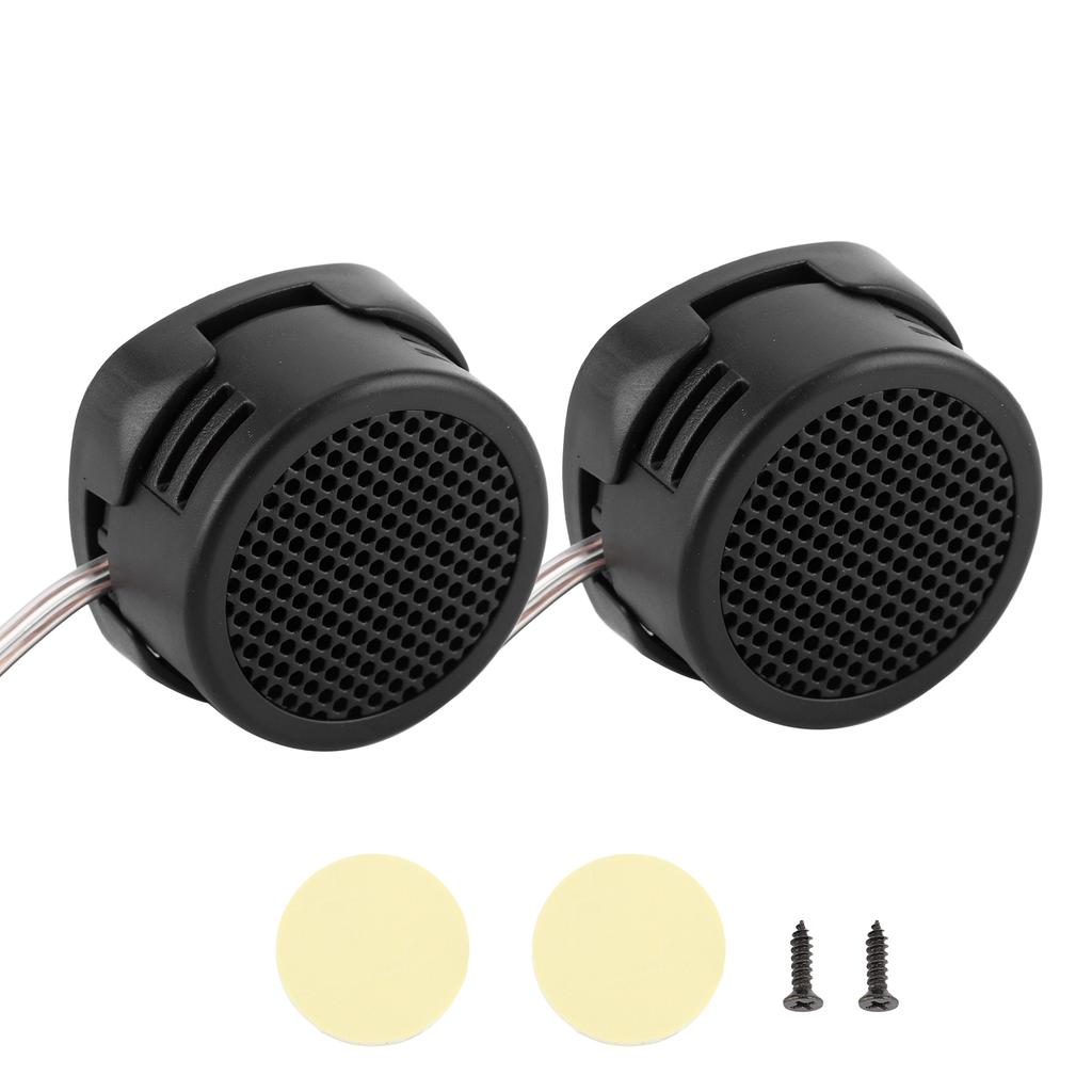 2pcs Portable Mini Car Tweeter Speaker 12V 500W High Power Loud Clear Sound Universal
