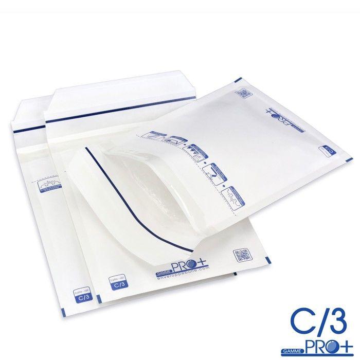 Enveloppes à bulles - ENVELOPPEBULLE - Lot de 50 - Format C/3 - Blanc - Protection optimale