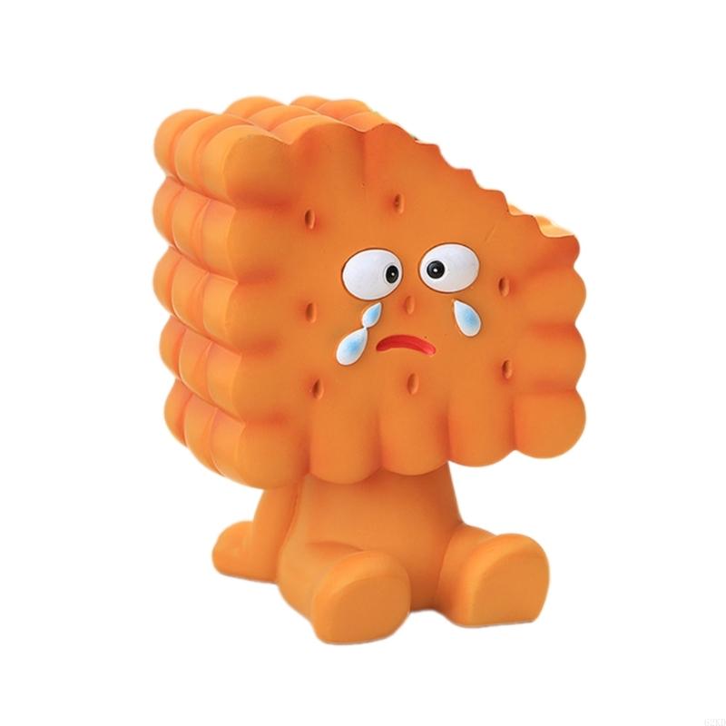 

62KD Креативная подставка для ручек в виде печенья, квадратная, круглая, мультяшная, органайзеры для канцелярских принадлежностей для офисных принадлежностей и декора