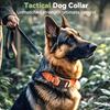 Tactical Dog Collar 7 Optional Colors Heavy Duty Metal D-ring Adjustable Military Training Collar For Medium Large Dog