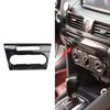 Carbon Fiber Central Console AC Switch Panel Cover Trim For Mazda 3 Axela 14-16