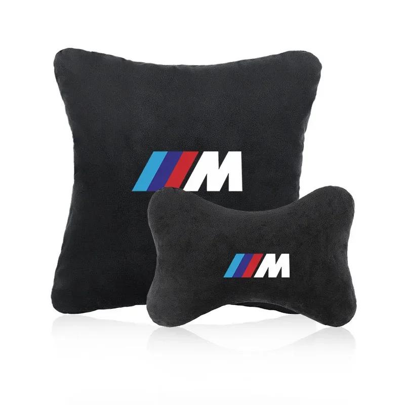 Car Sticker 2025 Hot Car Headrest Neck Support Cushion for BMW M F31 F34 F32 E52 E53 E60 E90 E91 E92 E93 F01 X1 X2 X3 X4 Auto Ac