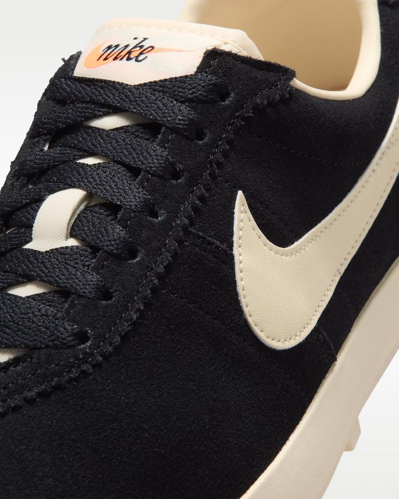 IQ7611-001 Nike Astrograbber Suede "Black/Muslin" (Women's)